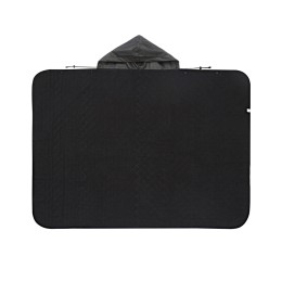 Пончо Cappy с капюшоном на липучке в мешке, черный