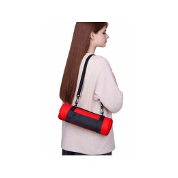 Плед «Нежность» с плечевым ремнем, красный