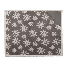 Плед Snowflake новогодний