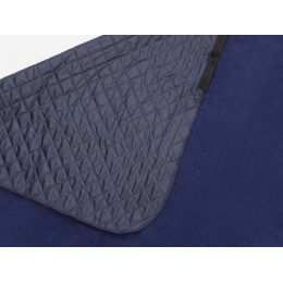 Пончо Cappy с капюшоном на липучке в мешке, темно-синий