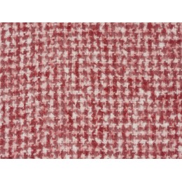 Акриловый плед Harp 130x180 см, белый/бордо