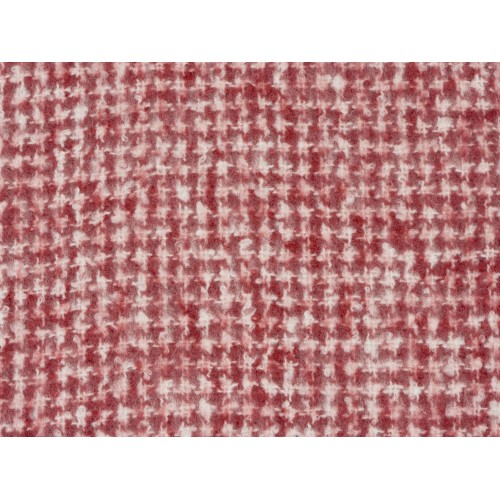 Акриловый плед Harp 130x180 см, белый/бордо