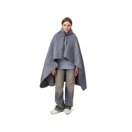 Пончо Cappy с капюшоном на липучке в мешке, серый