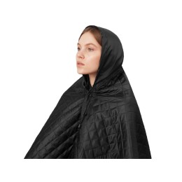 Пончо Cappy с капюшоном на липучке в мешке, черный
