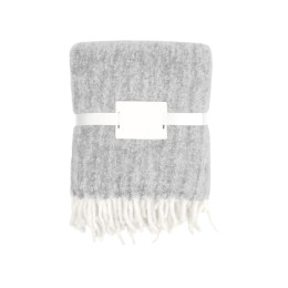 Плед Warmy с шерстью, светло-серый