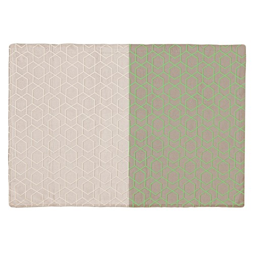 Светящийся в темноте плед Lattice бежевый