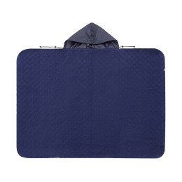 Пончо Cappy с капюшоном на липучке в мешке, темно-синий