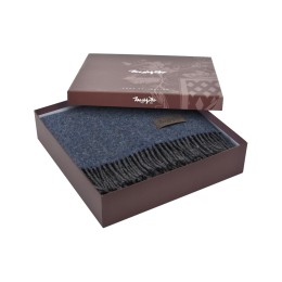 Плед MARZOTTO AREQUIPA 1012, темно-синий