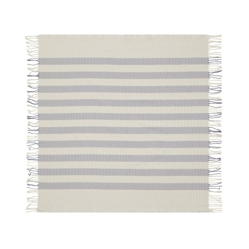 Плед Reglet, 130x150 см ( с учетом бахромы) 100% хлопок, серый