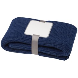 Вязанное одеяло Suzy 150 x 120 см из полиэстера, нэйви