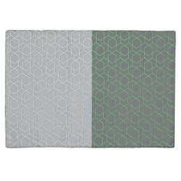 Светящийся в темноте плед Lattice серый