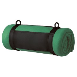 Плед «Нежность» с плечевым ремнем, зеленый