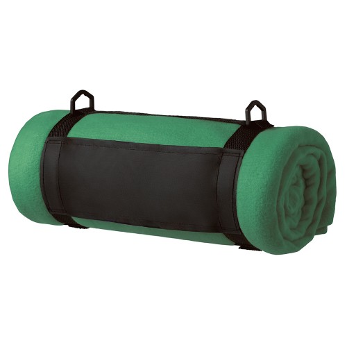 Плед «Нежность» с плечевым ремнем, зеленый