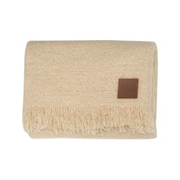 Плед акриловый Mohair, бежевый
