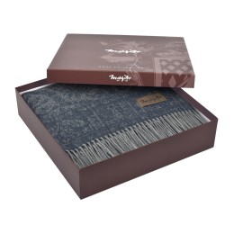 Плед MARZOTTO MAGNOLIA 4000, темно-синий