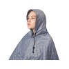 Пончо Cappy с капюшоном на липучке в мешке, серый