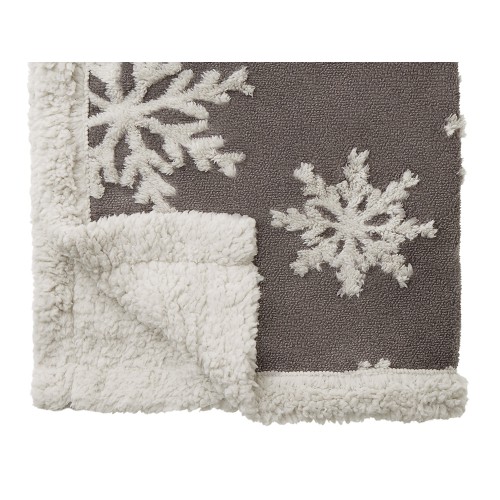 Плед Snowflake новогодний
