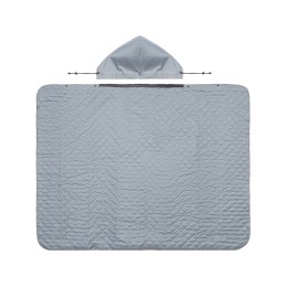 Пончо Cappy с капюшоном на липучке в мешке, серый