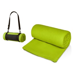 Плед «Нежность» с плечевым ремнем, зеленое яблоко