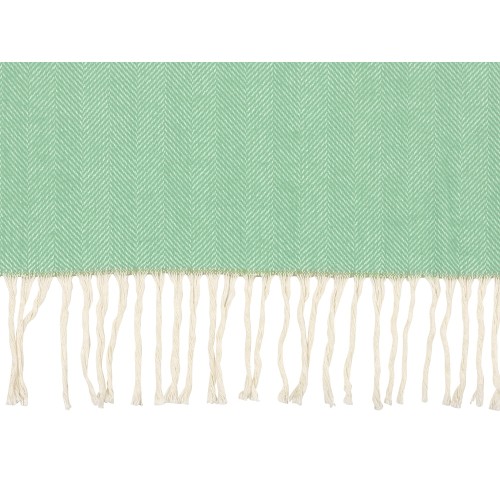 Плед "Ёлочка" 150х180 см. ПРЕМИУМ (зеленый однотонное)