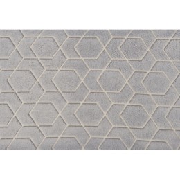 Светящийся в темноте плед Lattice серый