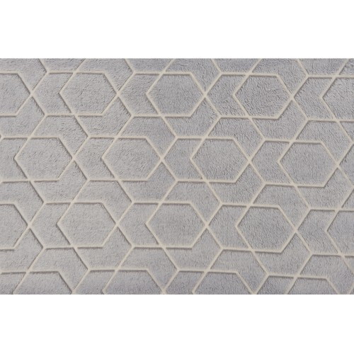 Светящийся в темноте плед Lattice серый