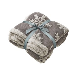 Плед Snowflake новогодний