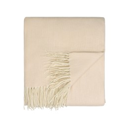 Акриловый плед Dapple 160x210 см, бежевый