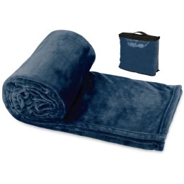 Плед «Тедди», темно-синий