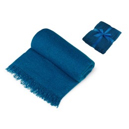 Плед акриловый Mohair, синий