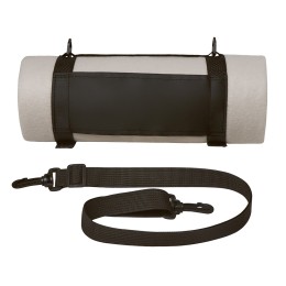 Плед «Нежность» с плечевым ремнем, светло -серый