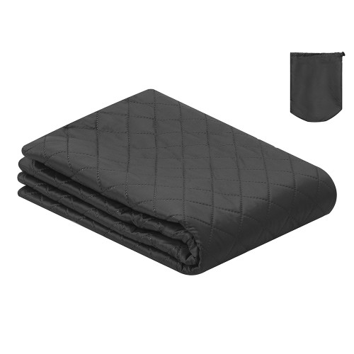 Пончо Cappy с капюшоном на липучке в мешке, черный