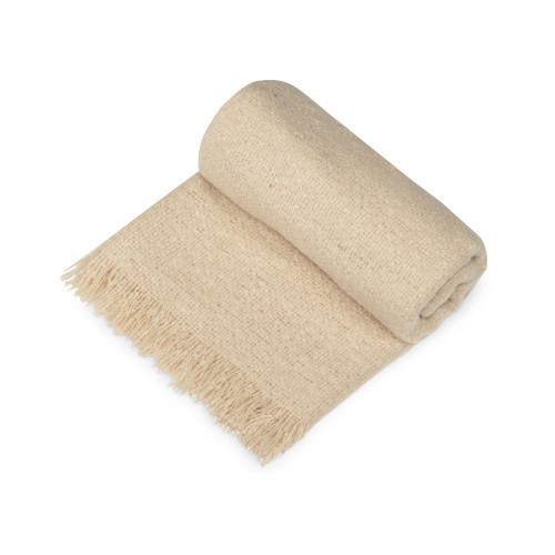 Плед акриловый Mohair, бежевый