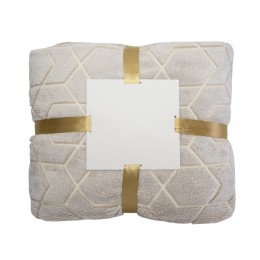 Светящийся в темноте плед Lattice бежевый