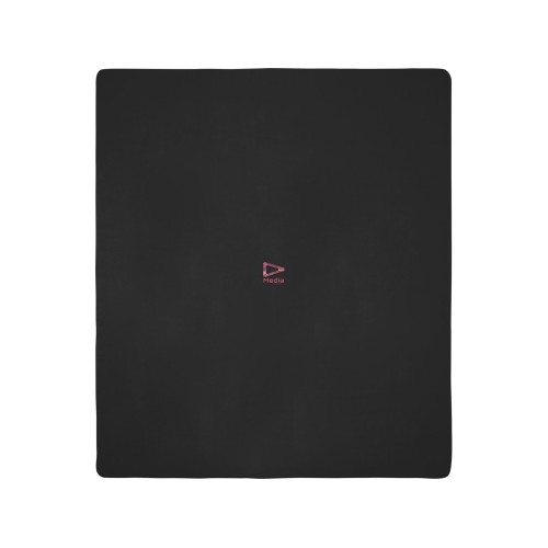 Huggy флисовое одеяло 220x250 см - сплошной черный