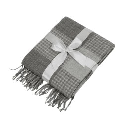 Плед акриловый Gaufre, серый