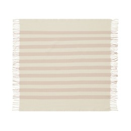 Плед Reglet, 130x150 см ( с учетом бахромы) 100% хлопок, бежевый