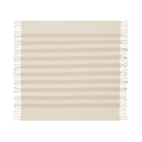 Плед Reglet, 130x150 см ( с учетом бахромы) 100% хлопок, бежевый