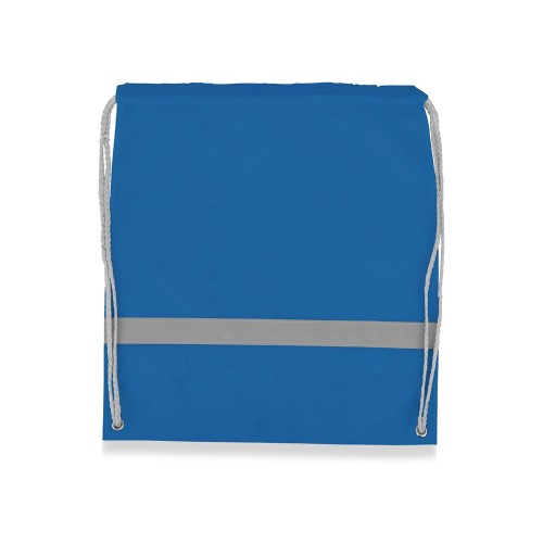 Рюкзак "Россел", синий с серыми шнурками (P)