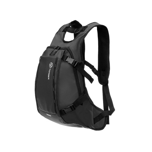 Рюкзак TORBER РИТМ, черный, полиэстер 900D с PU покрытием, 45 х 32 х 20 см