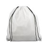 Рюкзак со шнурком Oriole из переработанного ПЭТ, белый