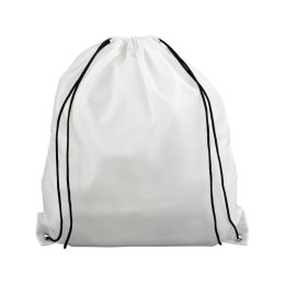 Рюкзак со шнурком Oriole из переработанного ПЭТ, белый