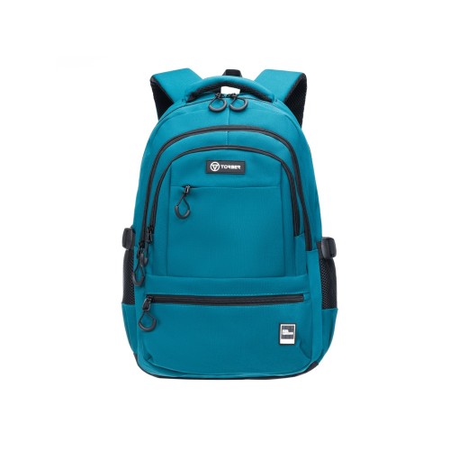 Рюкзак TORBER КЛАСС, зелёный, 46 х 32 х 13 см + Мешок для сменной обуви в подарок!