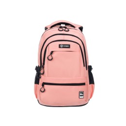 Рюкзак TORBER КЛАСС, персиковый, 46 х 32 х 13 см + Мешок для сменной обуви в подарок!