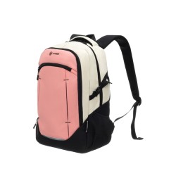 Рюкзак TORBER КЛАСС, персиковый, 46 x 32 x 18 см + Мешок для сменной обуви в подарок!