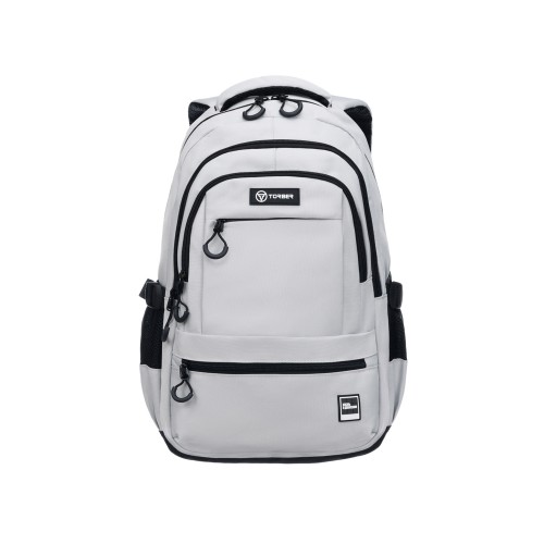 Рюкзак TORBER КЛАСС, молочный, 46 х 32 х 13 см + Мешок для сменной обуви в подарок!