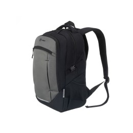Рюкзак TORBER КЛАСС, чёрно-серый, 46 x 32 x 18 см + Мешок для сменной обуви в подарок!