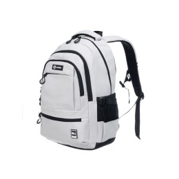 Рюкзак TORBER КЛАСС, молочный, 46 х 32 х 13 см + Мешок для сменной обуви в подарок!