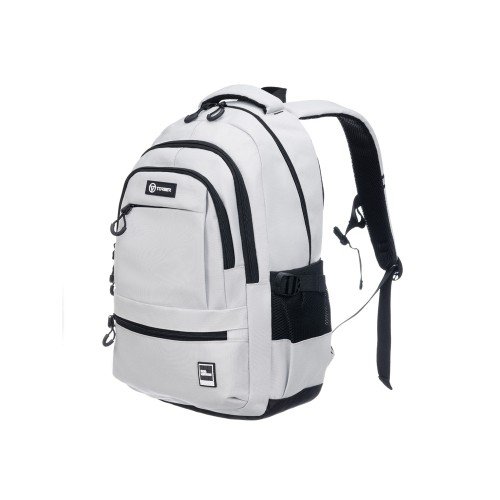 Рюкзак TORBER КЛАСС, молочный, 46 х 32 х 13 см + Мешок для сменной обуви в подарок!