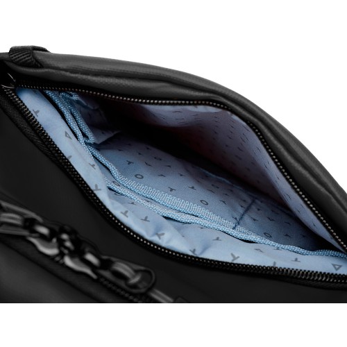 Рюкзак TORBER РИТМ, черный, полиэстер 900D с PU покрытием, 45 х 32 х 20 см